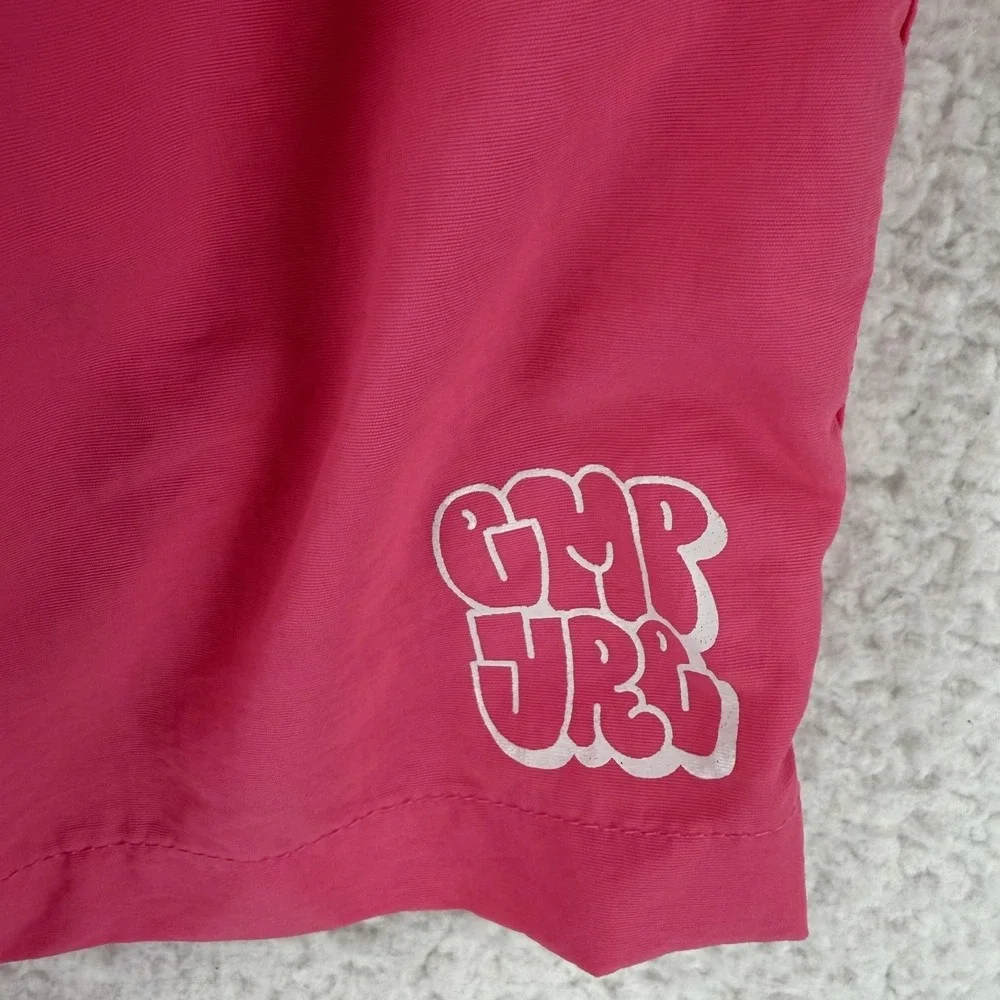 Empyre Swim Shorts‎ Mens Medium Pink Nylon Trunks Elastic Waist Quick Dry Beach